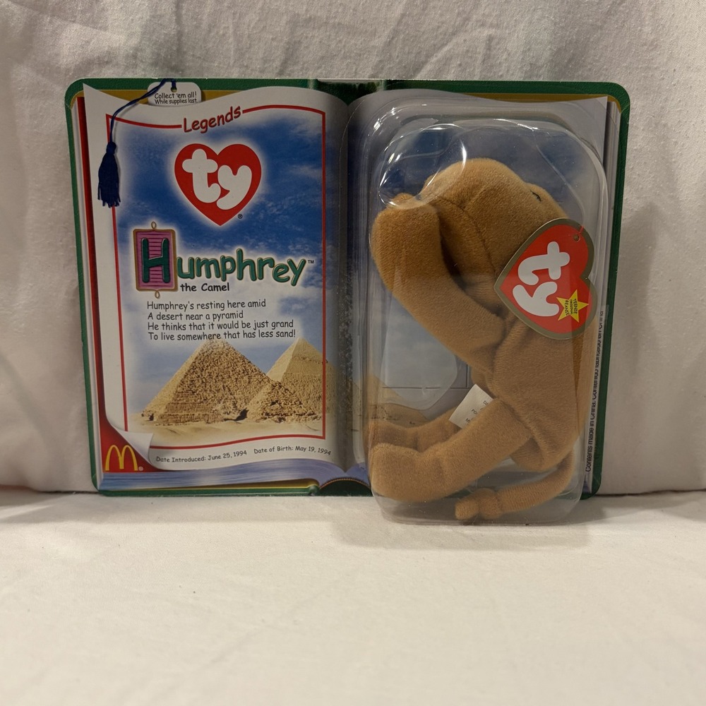 Ty Beanie Baby Humphrey Camel McDonald's Teenie Beanie Set Sealed